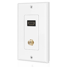 Pelika Dîwarê HDMI û COAX